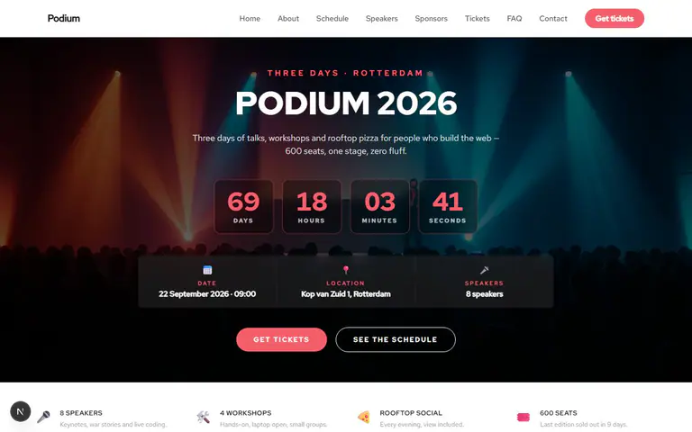 Podium preview